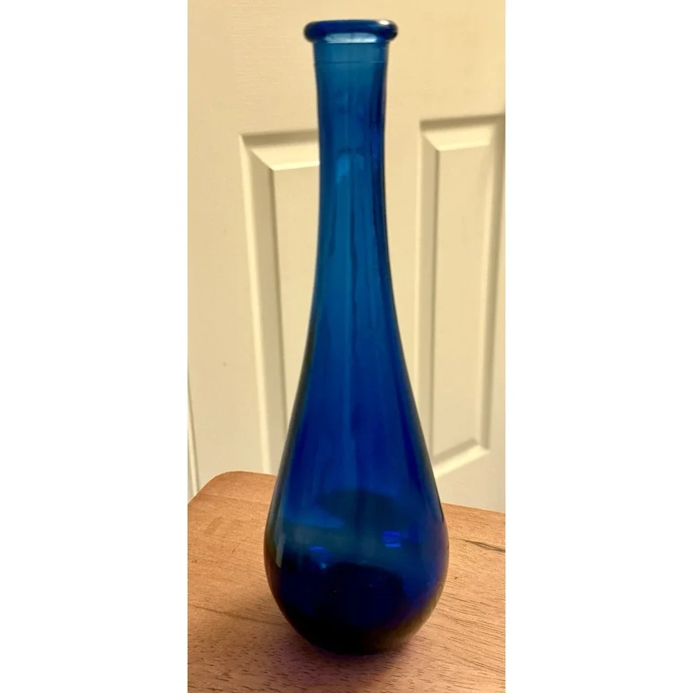 Vintage Cobalt Blue Vase 10